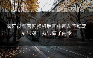 蘑菇视频官网换机后画中画从不稳定到很稳：我只做了两步